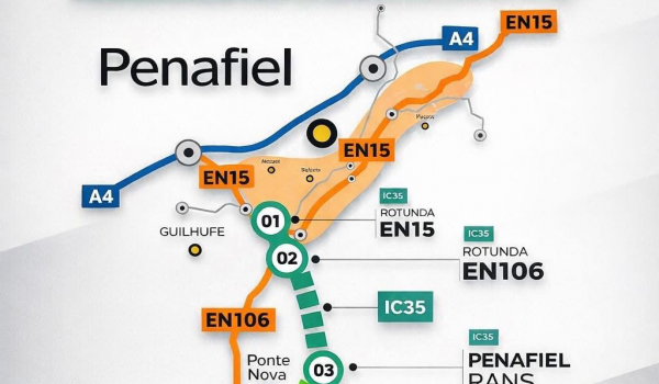 Município de Penafiel saúda novo acesso ao IC35 e reafirma ambição de concluir ligação até Entre-os-Rios