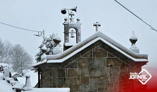 Nevão intenso nas serras do Norte de Portugal
