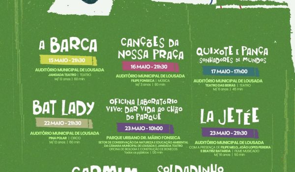 FOLIA REGRESSA A LOUSADA COM TEATRO, CIRCO, MÚSICA E ESPETÁCULOS PARA TODAS AS IDADES