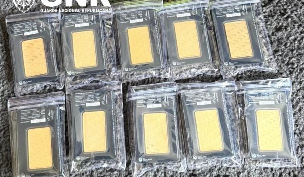 GNR detém dois homens e apreende ouro em operação contra o tráfico de droga