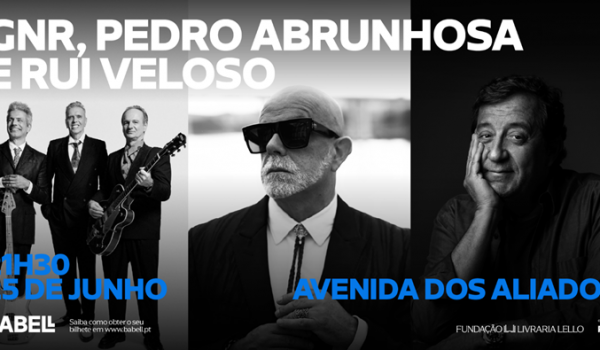Rui Veloso junta-se a GNR e Pedro Abrunhosa num concerto inédito nos Aliados para o BABELL