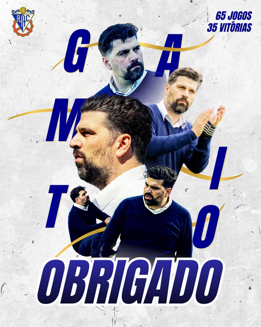Fim de ciclo no Rebordosa AC: Vítor Gamito deixa o comando técnico após ...