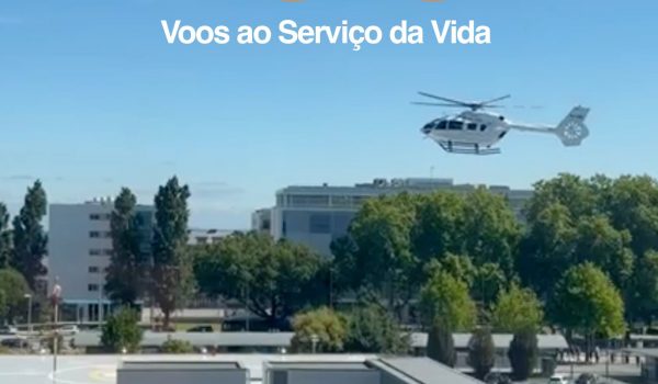 Heliporto da ULS São João atinge a marca dos 100 voos no transporte de doentes críticos e órgãos