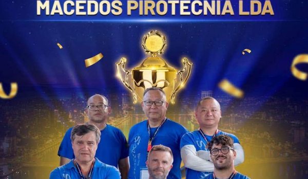 Macedos Pirotecnia vence festival internacional no Vietname e conquista o “ouro” para Portugal