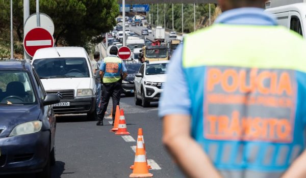 PSP efetua 555 detenções e regista mais de mil acidentes rodoviários numa semana