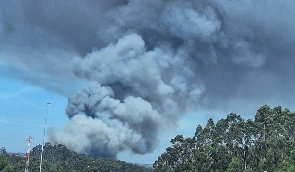 Incêndio em Lever mobiliza mais de uma centena de bombeiros e dois meios aéreos