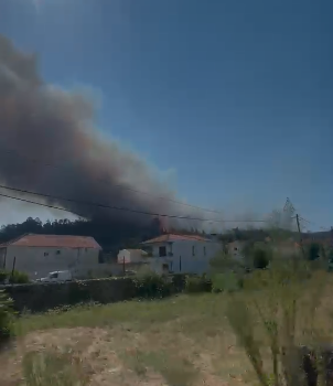 Fogo em Valongo já está dominado, mas deixa sete feridos e estrada cortada