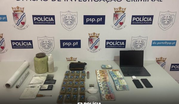 Homem detido por violência doméstica em Rio Tinto tinha em casa 21 mil euros e droga