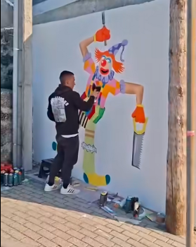 Nova pintura de arte urbana em Lordelo homenageia legado musical da freguesia