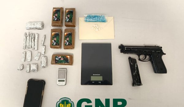 Jovem de 22 anos detido na Maia por tráfico de droga e ameaças com arma
