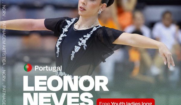 Atleta de Paredes Leonor Neves representa Portugal na Taça da Europa de Patinagem Artística
